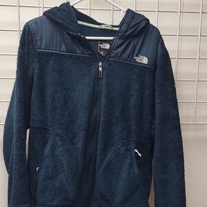 The North Face Dark Teal Fleece Jacket, XL